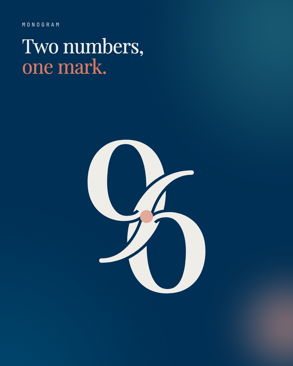 Two numbers, one mark: het monogram 96