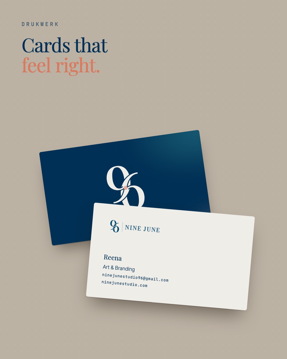 Cards that feel right: visitekaartjes