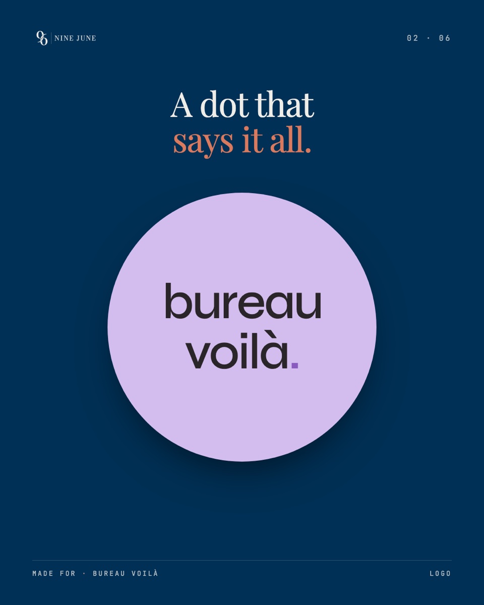 A dot that says it all: het woordmerk