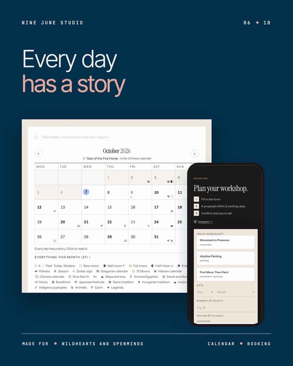 Every day has a story: de levende kalender